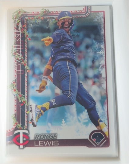 2025 Topps Holiday #H194 Royce Lewis — front