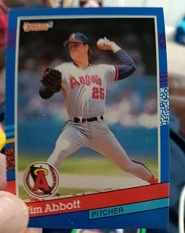 1991 Donruss #78 Jim Abbott — front