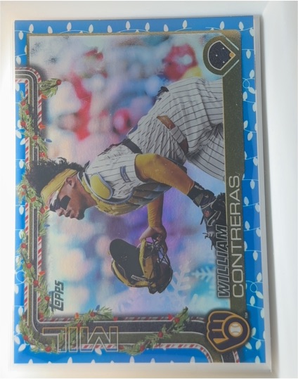2025 Topps Holiday #H21 William Contreras — front