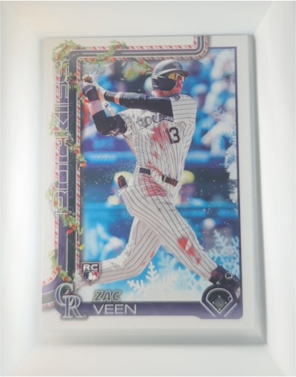 2025 Topps Holiday #H92 Zac Veen — front