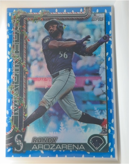2025 Topps Holiday #H122 Randy Arozarena — front