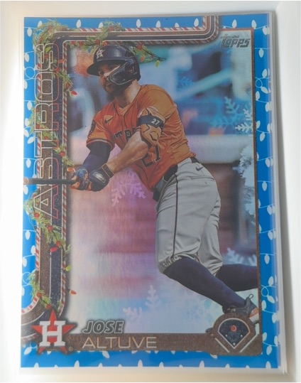 2025 Topps Holiday #H163 Jose Altuve — front