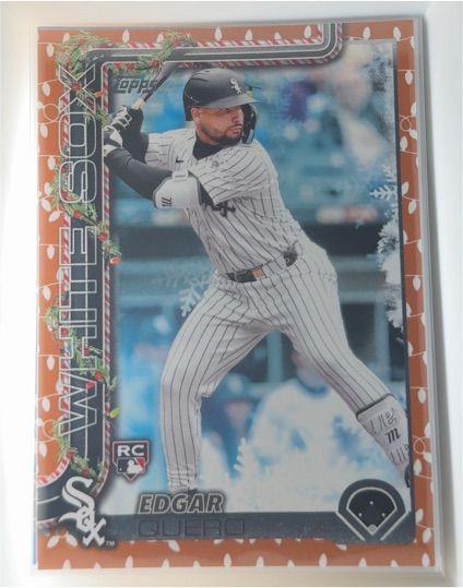 2025 Topps Holiday #H37 Edgar Quero — front