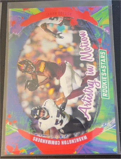 2024 Panini Rookies & Stars #AIM-JDN Jahan Dotson Artistry in Motion — front