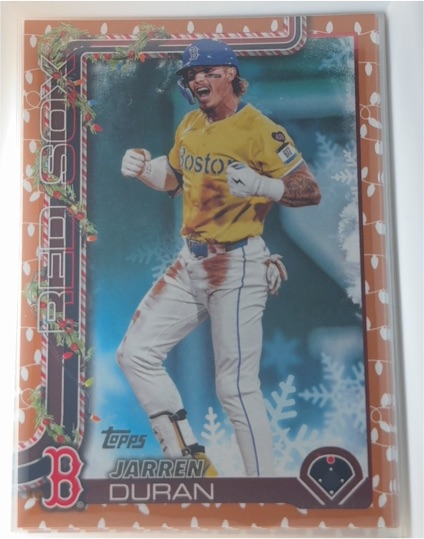 2025 Topps Holiday #H180 Jarren Duran — front