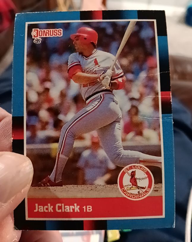 1988 Donruss #183 Jack Clark — front