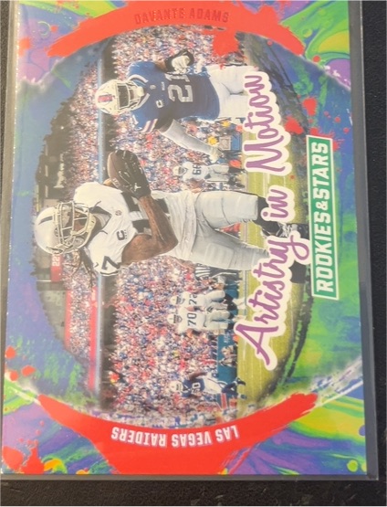 2024 Panini Rookies & Stars #AIM-DAS Davante Adams Artistry in Motion — front