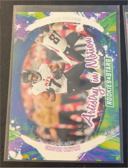 2024 Panini Rookies & Stars Artistry in Motion #AIM-BRN Bijan Robinson — front