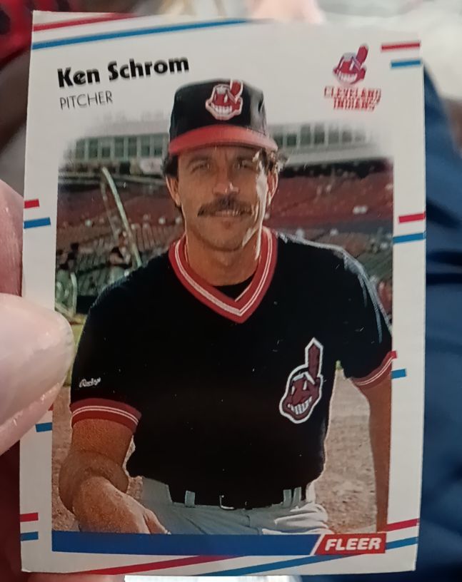 1988 Fleer #614 Ken Schrom — front