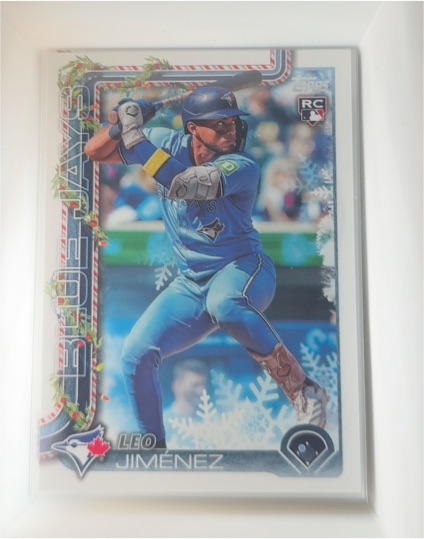 2025 Topps Holiday #H57 Leo Jiménez — front