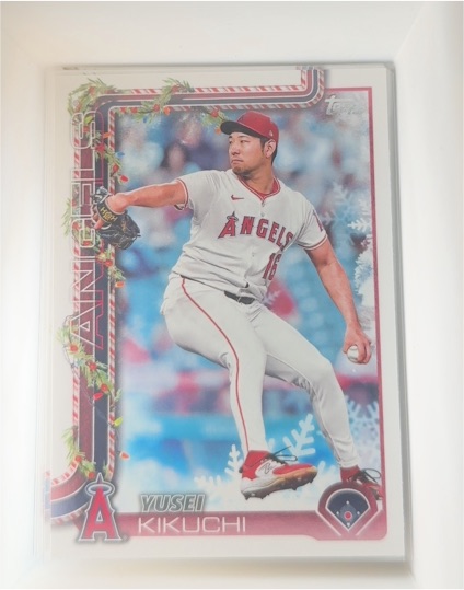 2025 Topps Holiday #H59 Yusei Kikuchi — front