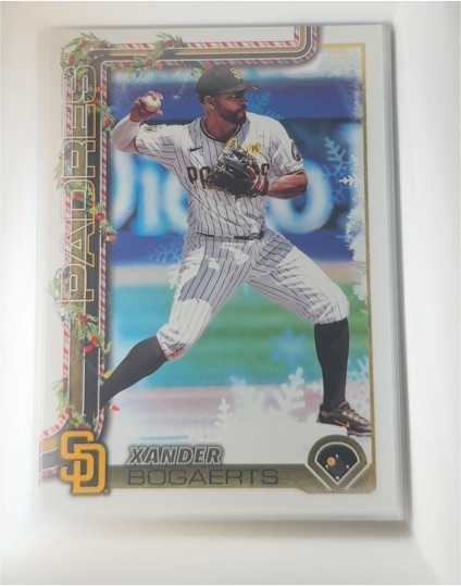 2025 Topps Holiday #H65 Xander Bogaerts — front