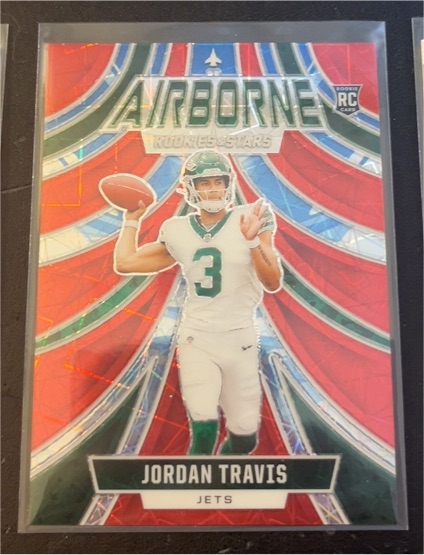 2024 Panini Rookies & Stars #A-JTS Jordan Travis Airborne Silver — front