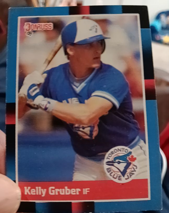 1988 Donruss #244 Kelly Gruber — front