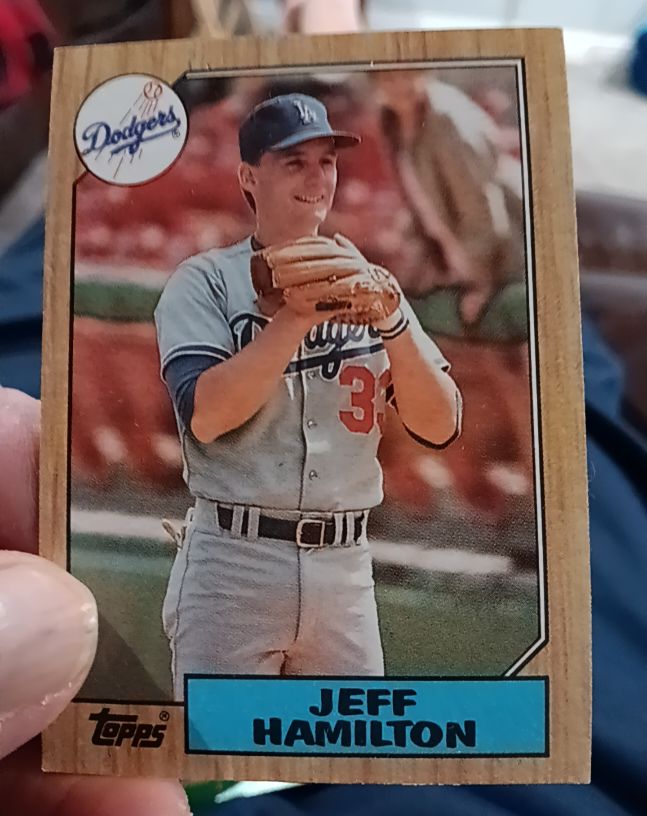 1987 Topps #266 Jeff Hamilton — front