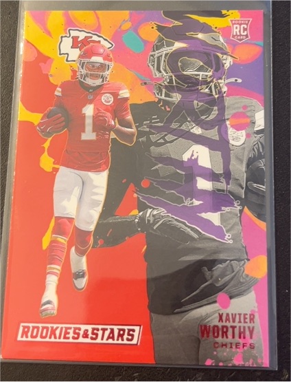 2024 Panini Rookies & Stars Rookie Exclusive #RE-XWY Xavier Worthy — front
