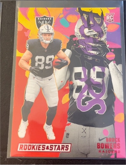 2024 Panini Rookies & Stars #RE-BBS Brock Bowers Rookie Exclusive — front
