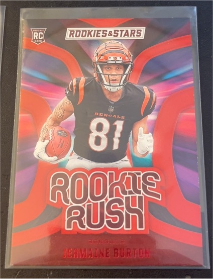 2024 Panini Rookies & Stars Rookie Rush #RR-JBN Jermaine Burton — front