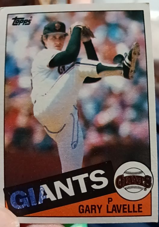 1985 Topps #462 Gary Lavelle — front