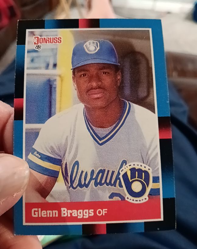 1988 Donruss #240 Glenn Braggs Milwaukee Brewers — front