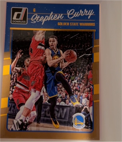 2016-17 Donruss #135 Stephen Curry — front