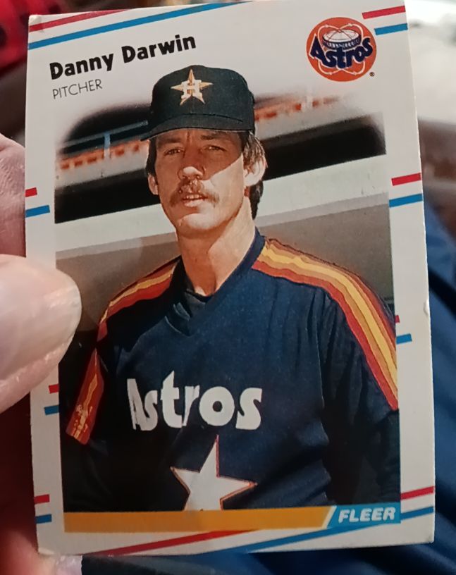 1988 Fleer #444 Danny Darwin — front