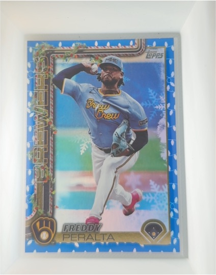2025 Topps Holiday #H99 Freddy Peralta — front
