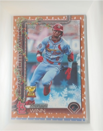 2025 Topps Holiday #H193 Masyn Winn — front