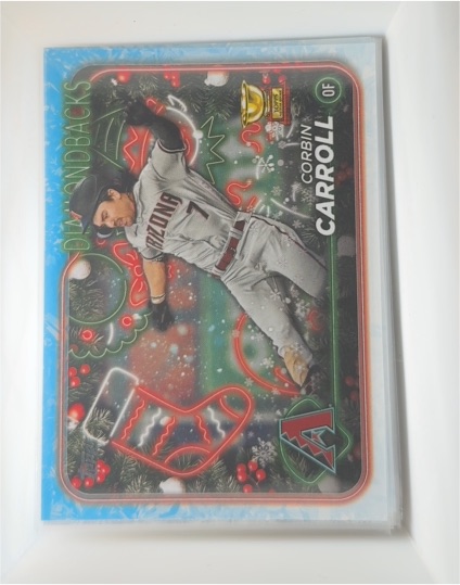 2024 Topps Holiday #H42 Corbin Carroll — front