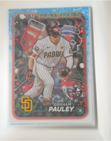 2024 Topps Holiday #H15 Graham Pauley — front