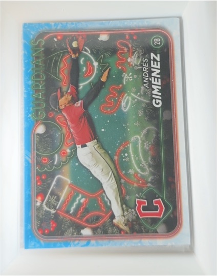 2024 Topps Holiday #H58 Andrés Giménez — front