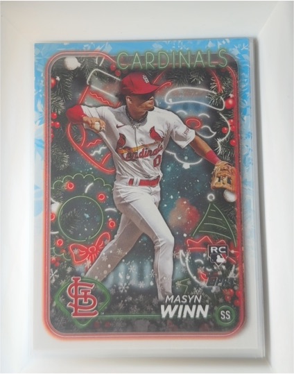 2024 Topps Holiday #H94 Masyn Winn — front