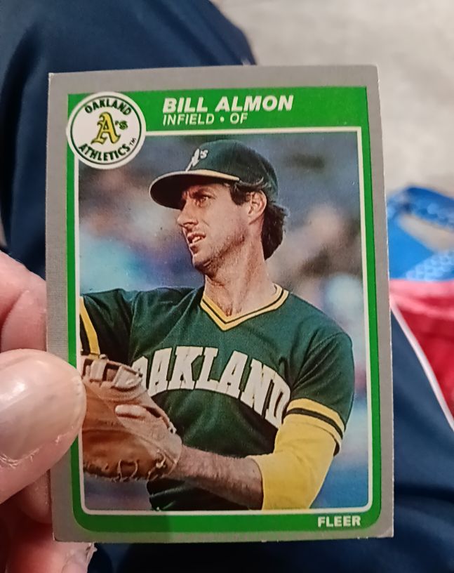 1985 Fleer #414 Bill Almon — front