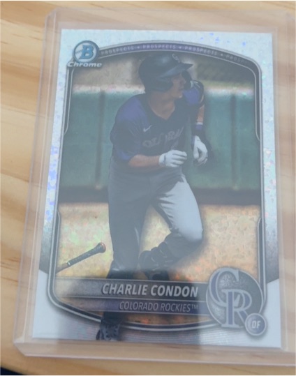 2025 Bowman Chrome #BCP-248 Charlie Condon — front