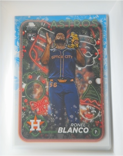 2024 Topps Holiday #H199 Ronel Blanco — front