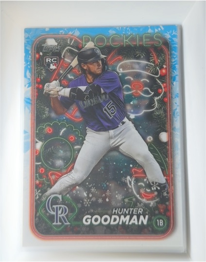 2024 Topps Holiday #H178 Hunter Goodman — front