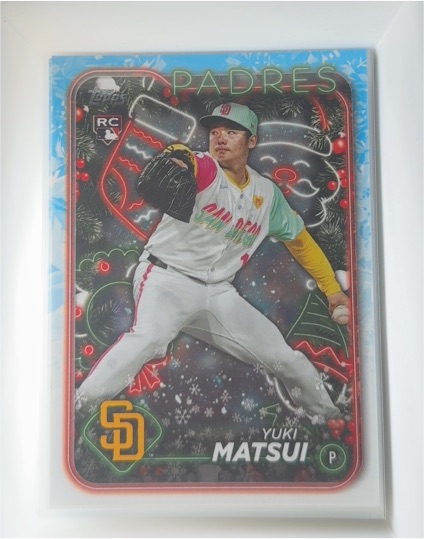 2024 Topps Holiday #H191 Yuki Matsui — front