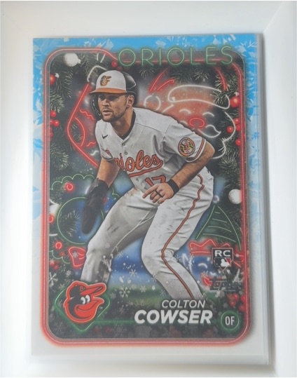 2024 Topps Holiday #H170 Colton Cowser — front