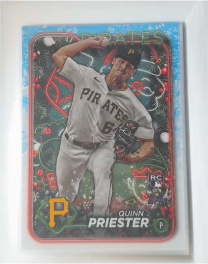 2024 Topps Holiday #H145 Quinn Priester — front
