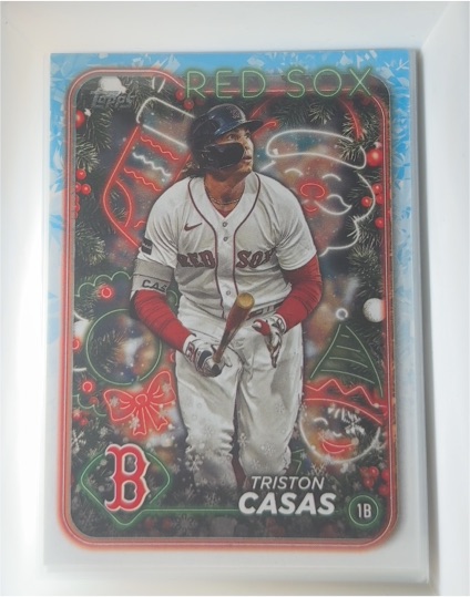 2024 Topps Holiday #H18 Triston Casas — front