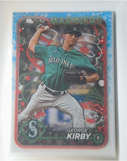 2024 Topps Holiday #H83 George Kirby — front