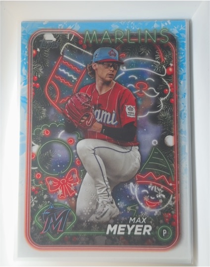 2024 Topps Holiday #H106 Max Meyer — front