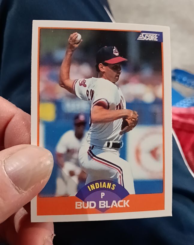 1989 Score #404 Bud Black — front