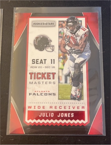 2016 Panini Rookies & Stars #4 Julio Jones Ticket Masters — front