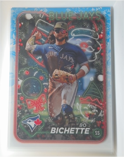 2024 Topps Holiday #H33b Bo Bichette — front