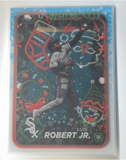 2024 Topps Holiday #H154 Luis Robert Jr. — front
