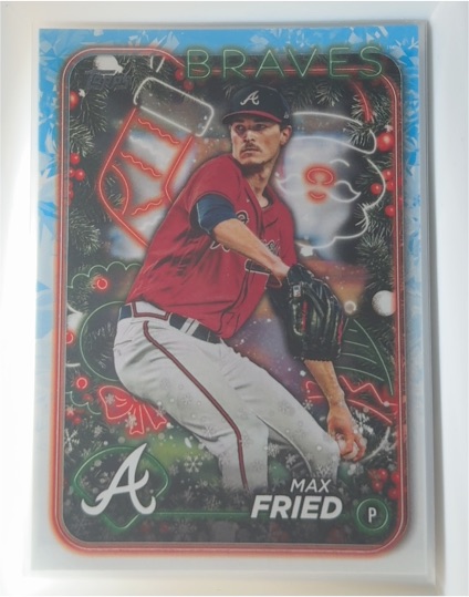 2024 Topps Holiday #H134 Max Fried — front