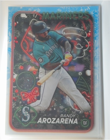 2024 Topps Holiday #H138 Randy Arozarena — front