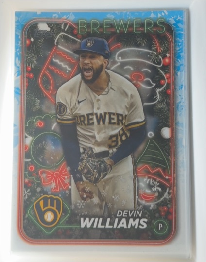 2024 Topps Holiday #H129 Devin Williams — front