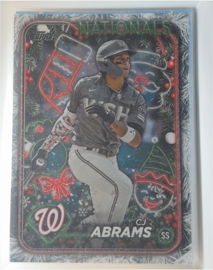 2024 Topps Holiday #H47 CJ Abrams — front